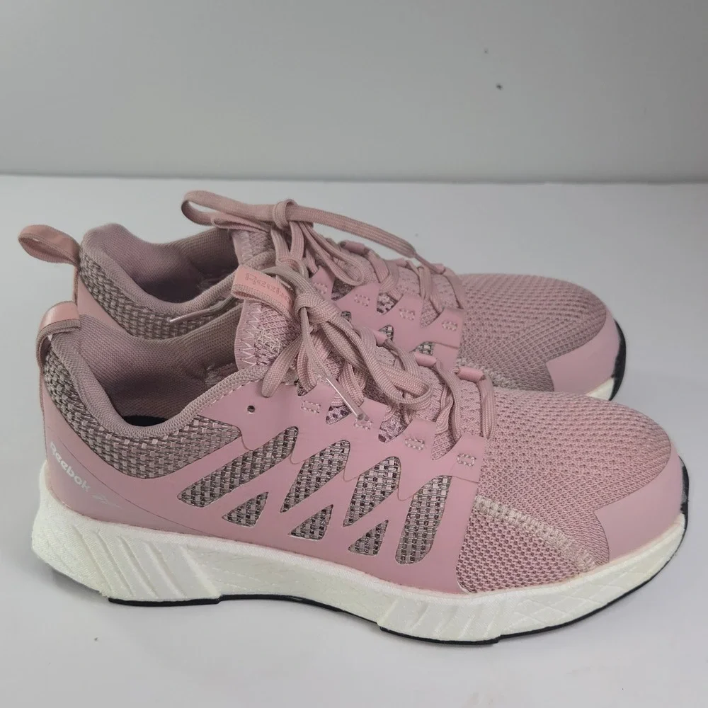 Reebok Womens Floatride‎ Energy Running Shoes Pink Athletic Sneakers Size 7M